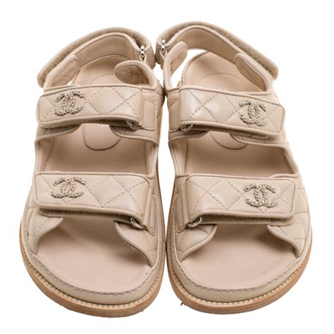 chanel velcro sandals 2019